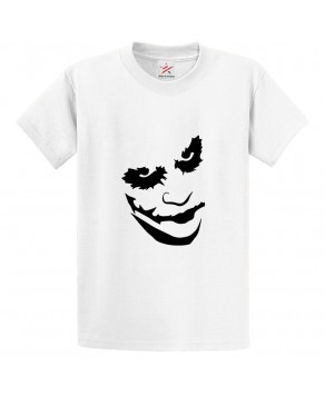 Clown Face Classic Unisex Kids and Adults T-Shirt for Sci-Fi Movie Fans